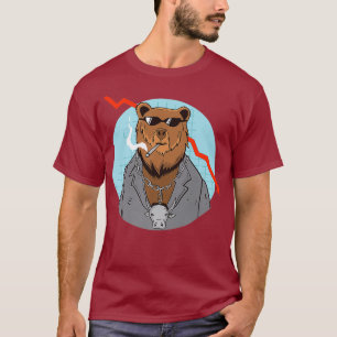 Bear Investor Dividends Capitalism Stock Market T-Shirt