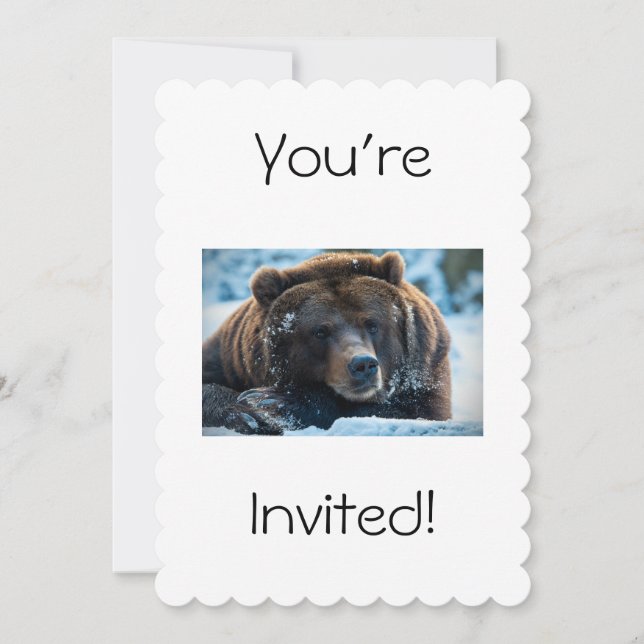 Bear Invitation (Front)