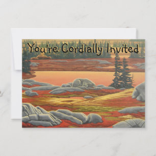 Bear Invitations Personalised Polar Bear Art Cards