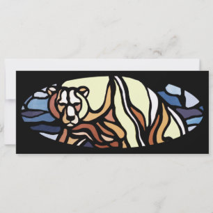 Bear Invitations Personalised Tribal Bears Card