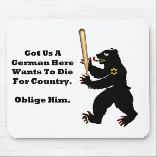 Bear Jew Mouse Mat