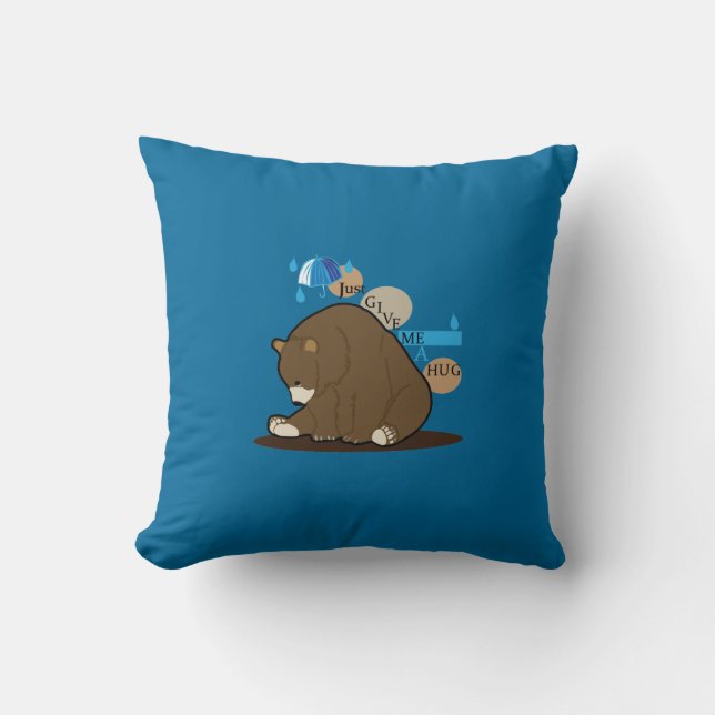 Bear( just give me a hug) cushion (Front)