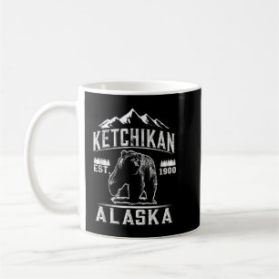 Bear Ketchikan Alaska T - Vintage Ketchikan AK Coffee Mug