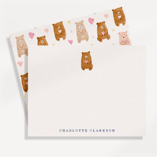 Bear Kids Nursery Note Card