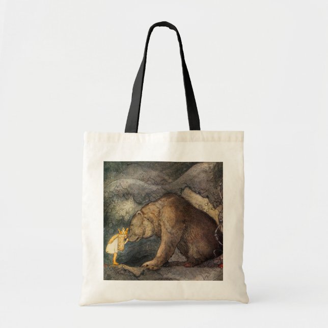 Bear Kiss Tote Bag (Front)