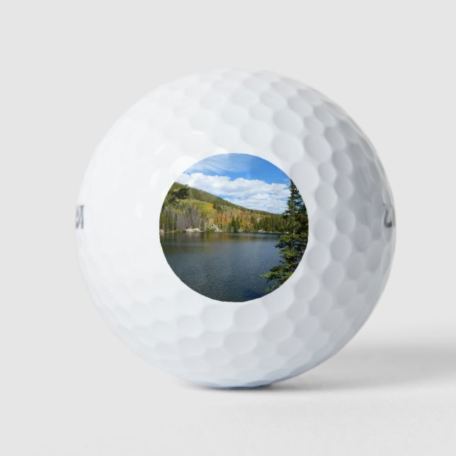 Bear Lake at Rocky Mountain National Park Golf Balls (Front)