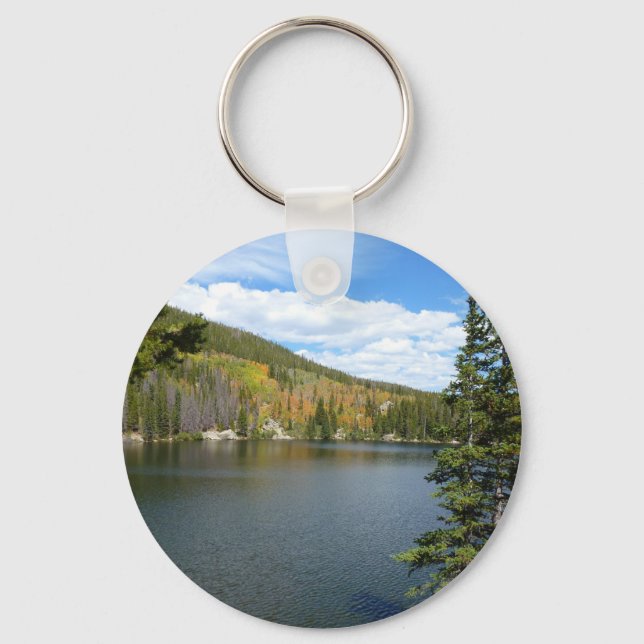 Bear Lake at Rocky Mountain National Park Key Ring (Front)