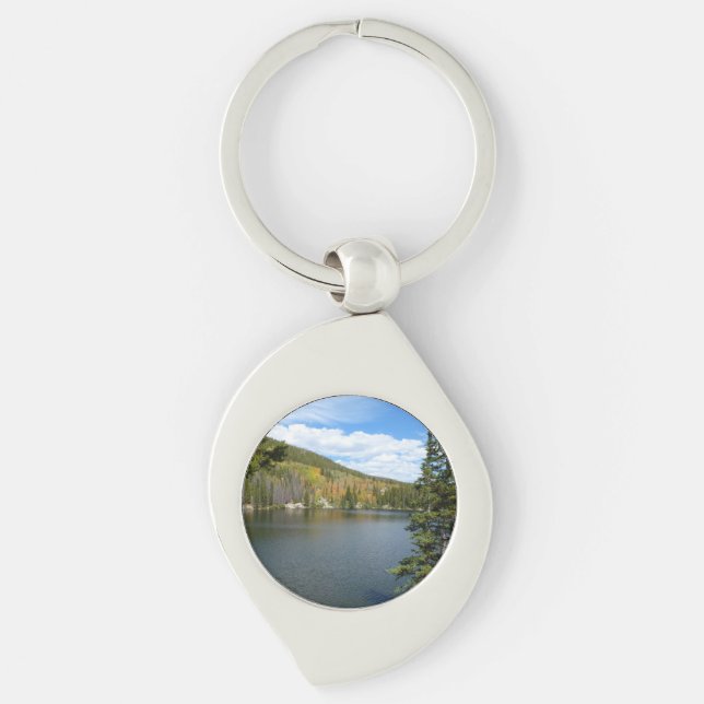 Bear Lake at Rocky Mountain National Park Key Ring (Front)