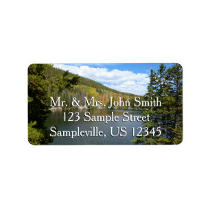 Bear Lake at Rocky Mountain National Park Label