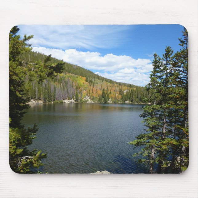 Bear Lake at Rocky Mountain National Park Mouse Mat (Front)