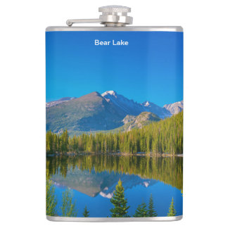 Bear Lake in Rocky Mountain National Park Hip Flask