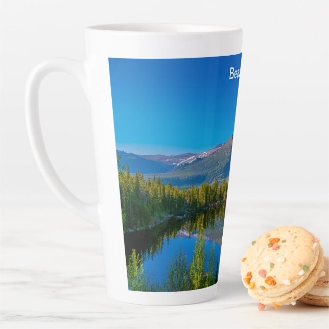 Bear Lake in Rocky Mountain National Park Latte Mug (In Situ)