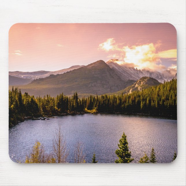 Bear Lake in Rocky Mountain National Park Mouse Mat (Front)