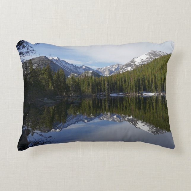 Bear Lake Reflection II Decorative Cushion (Front)