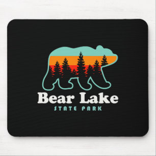 Bear Lake State Park Camping Utah Hiking Mouse Mat