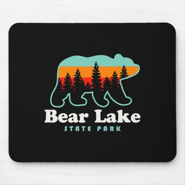 Bear Lake State Park Camping Utah Hiking  Mouse Mat (Front)
