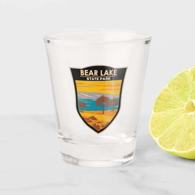 Bear Lake State Park Utah Vintage  Shot Glass (Front)