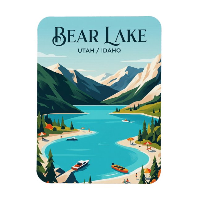 Bear Lake USA Magnet (Vertical)