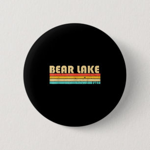 Bear Lake Utah Funny Fishing Camping Summer 6 Cm Round Badge