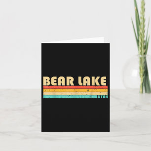 Bear Lake Utah Funny Fishing Camping Summer Card