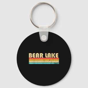 Bear Lake Utah Funny Fishing Camping Summer Key Ring