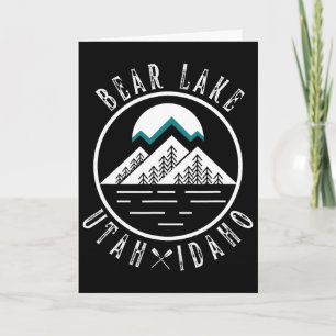 Bear Lake Utah Idaho Camping Boating Card