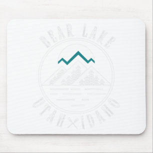 Bear Lake Utah Idaho Camping Boating Mouse Mat