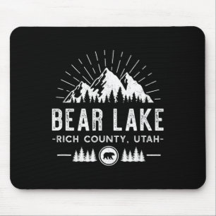Bear Lake Utah - Mountain Skiing Hiking Fishing Mouse Mat