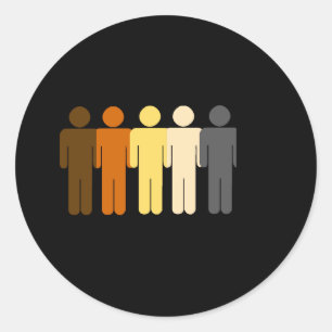 Bear Love Classic Round Sticker