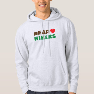 Bear love hiker hoodie
