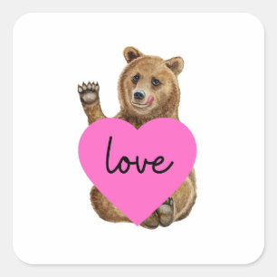 Bear Love sticker