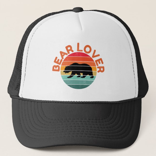 BEAR LOVER TRUCKER HAT (Front)