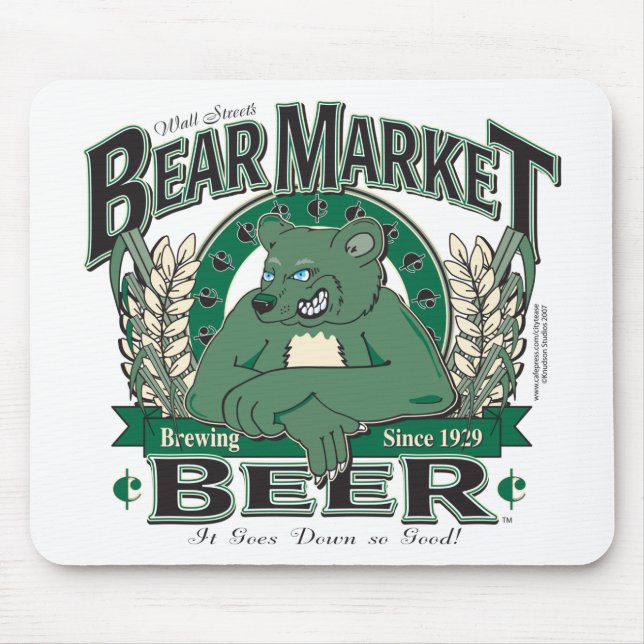 Bear-Market-CNBC-LARGE Mouse Mat (Front)