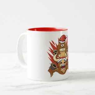 Bear Market Day Trading Humour Two-Tone Coffee Mug