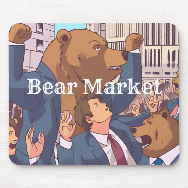 Bear Market Mouse Mat (Front)