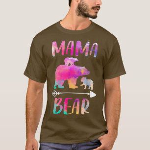 Bear Matching Family Outfits, Funny Mama Bear Two T-Shirt