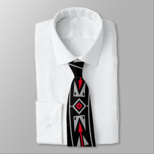 Bear Medicine Red Tie