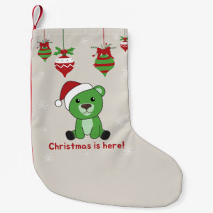 Bear Merry Christmas Winter Animals Bears Small Ch Stocking