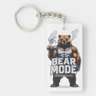 Bear Mode Activated 2026 Key Ring