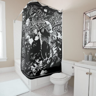 Bear Models: Panda Bear Cubs 01 Shower Curtain