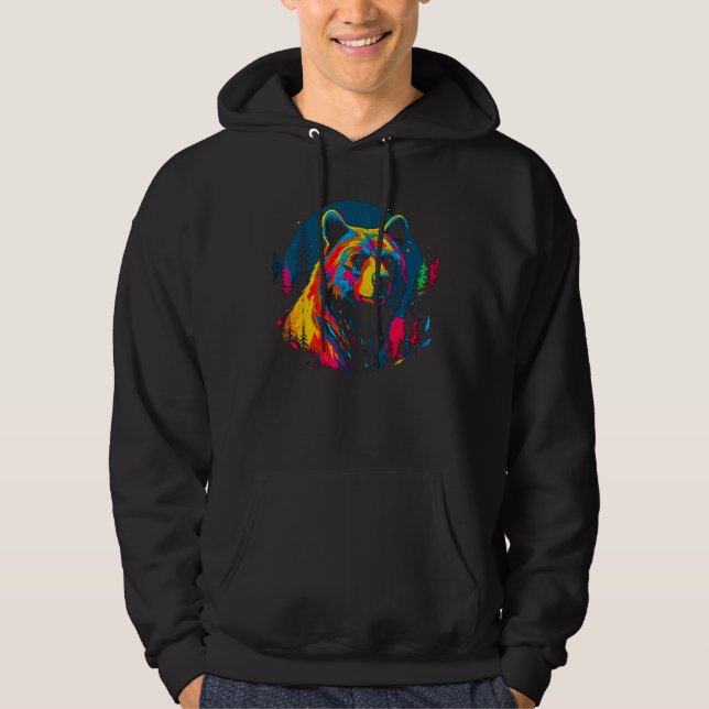 Bear Moon Hoodie (Front)