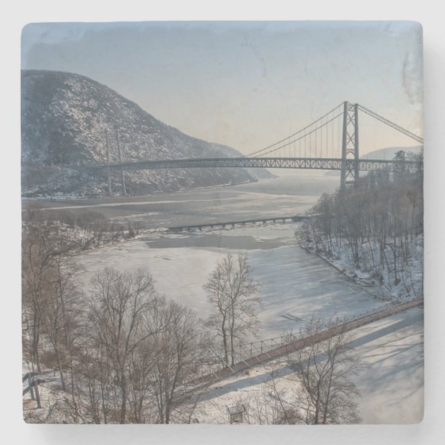 Bear Mountain Bridge Stone Coaster (Front)