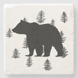 Bear Mountain Marble Stone Coaster