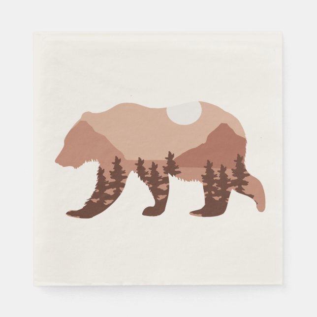 Bear Mountain Napkin (Front)