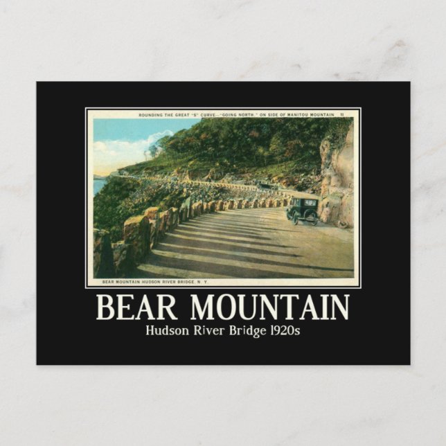 Bear Mountain NY Hudson River Vintage Inspired  Postcard (Front)