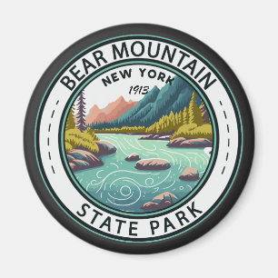 Bear Mountain State Park New York Badge Magnet