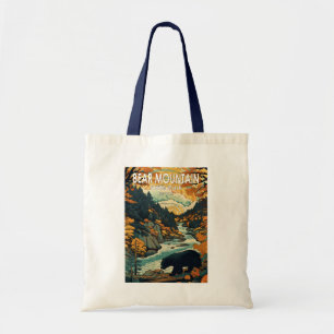Bear Mountain State Park New York Travel Vintage Tote Bag
