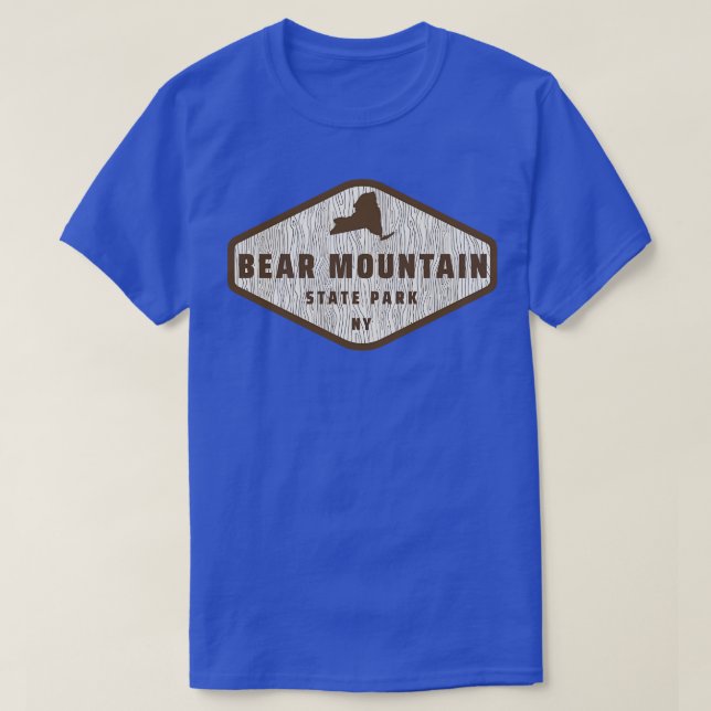 Bear Mountain State Park New York Tree Log Texture T-Shirt (Design Front)