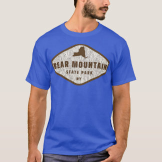 Bear Mountain State Park New York Tree Log Texture T-Shirt