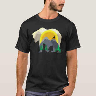 Bear Mountains Hiking Deer Mountaineer T-Shirt
